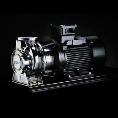 不銹鋼臥式單級(jí)離心泵，泵體采用不銹鋼板沖壓脹形焊接工藝制成，可替代傳統(tǒng)的IS泵和一般的耐腐蝕泵，軸向入口和徑向出口。